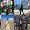 collage of global studies students in various places around the World