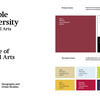 Examples of logo types and color palette