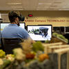 image of person using a VR machine and computer in the Ambler technology center