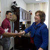 image of UG students meeting a congresswoman in her office