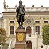 image of Goethe statue in Leipzig Germay