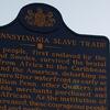 image of PA Slave Trade sign