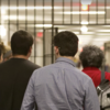 image of graterford prison and students walking in