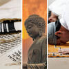 collage image of different religious studies